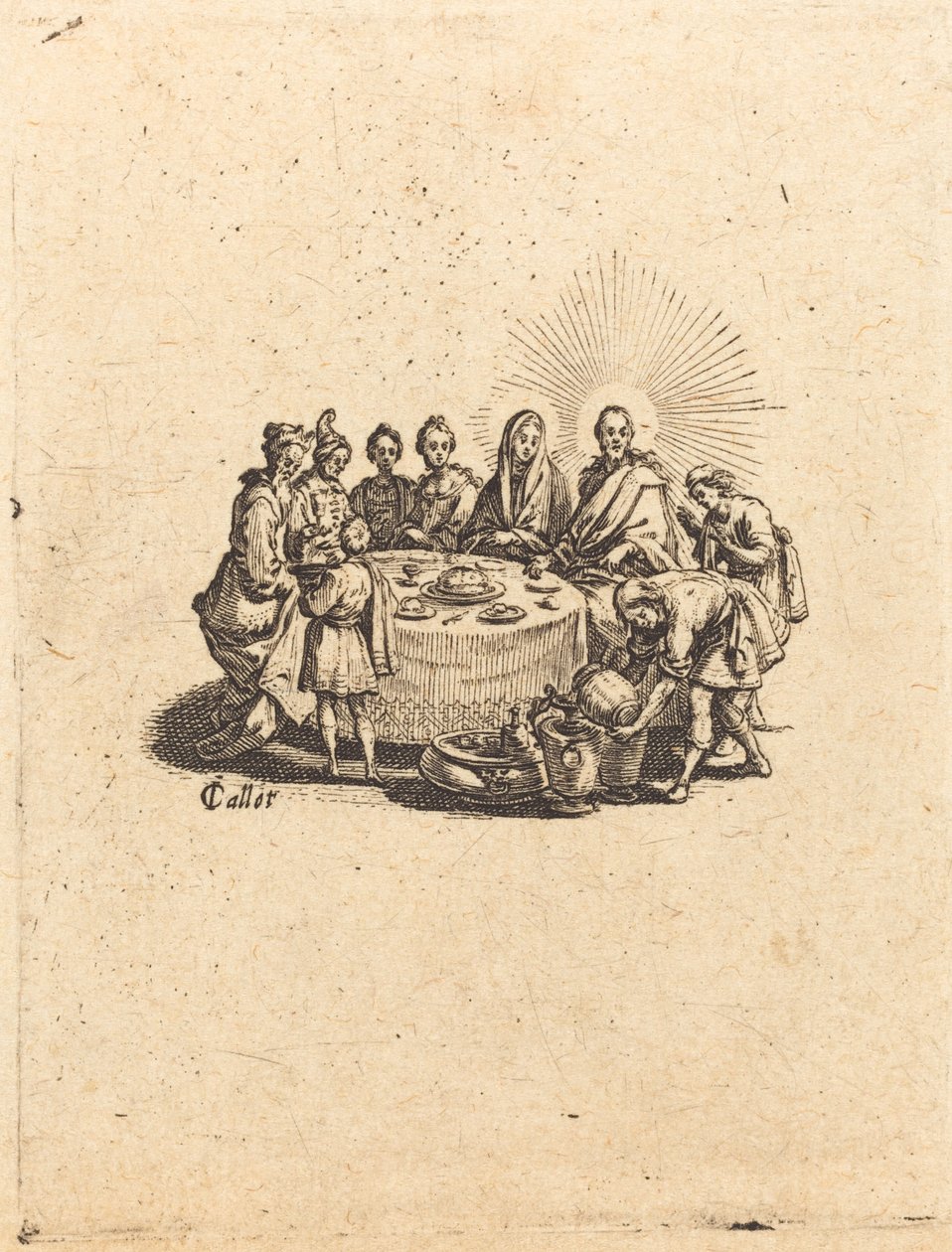 Las bodas de Caná de Jacques Callot