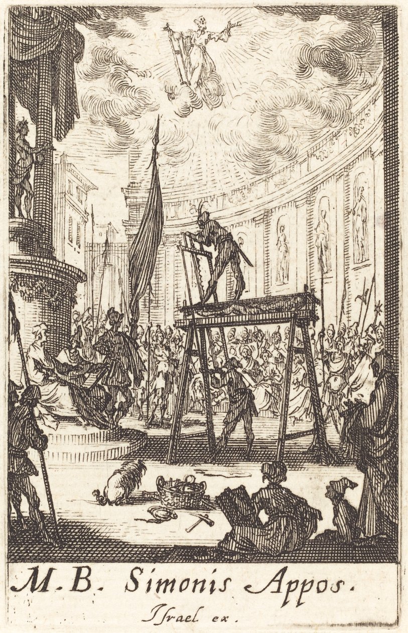 El martirio de San Simón de Jacques Callot