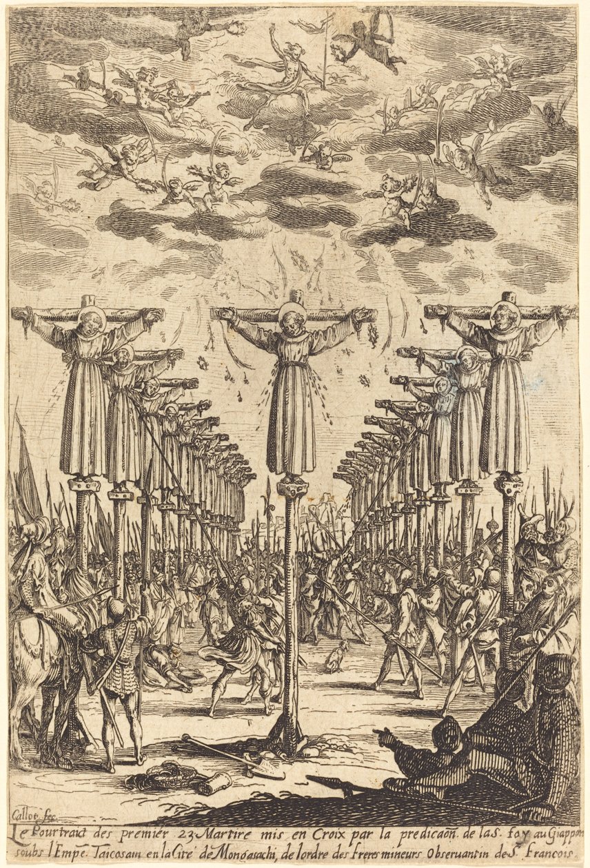 Los mártires de Japón de Jacques Callot