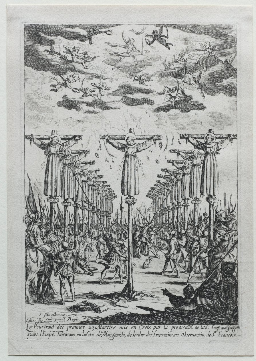 Los Mártires de Japón de Jacques Callot