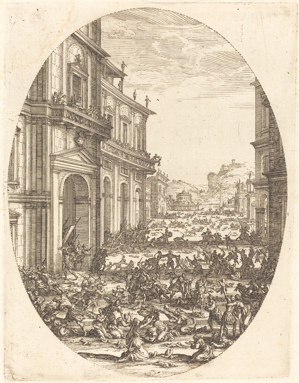 La masacre de los inocentes de Jacques Callot