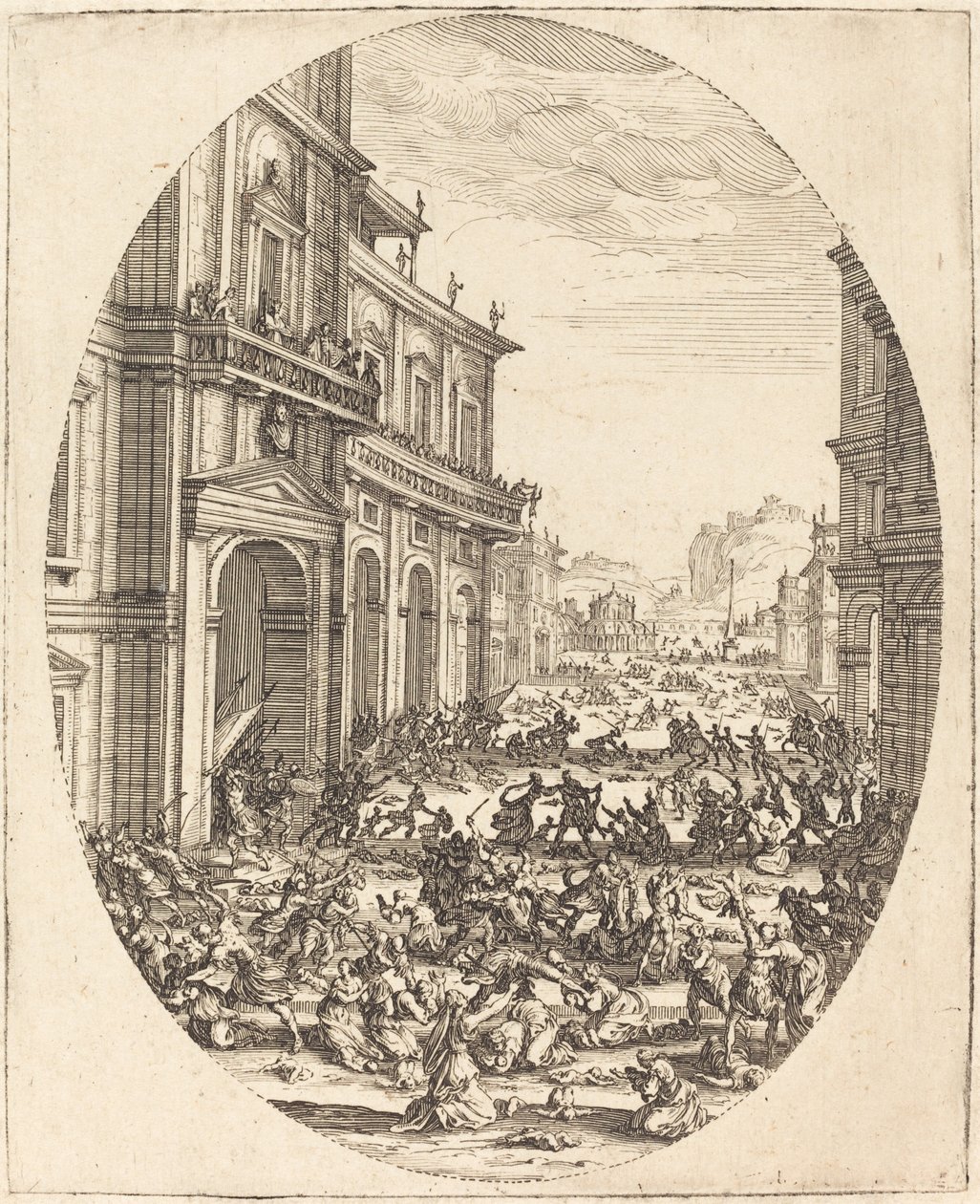 La masacre de los inocentes, c. 1622 de Jacques Callot