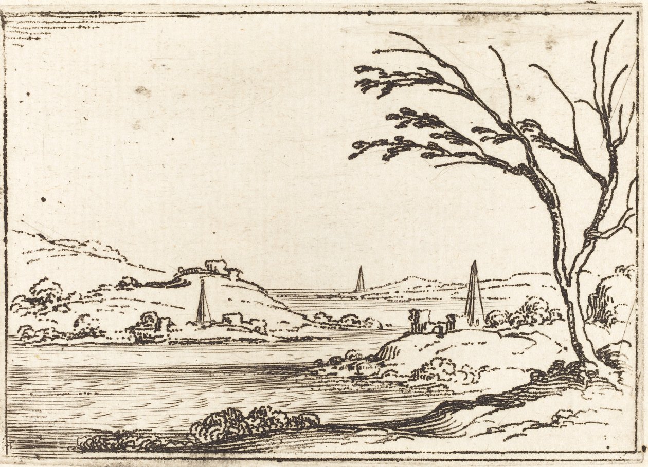 La inundación del Nilo de Jacques Callot