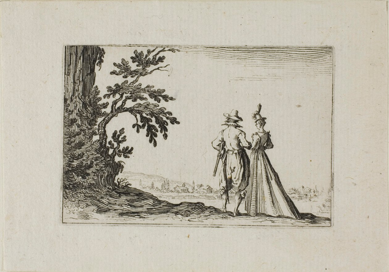 El paseo, de Los caprichos de Jacques Callot