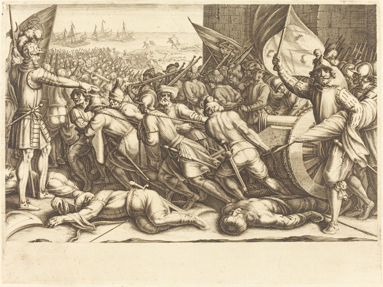 El reembarque de los turcos de Jacques Callot