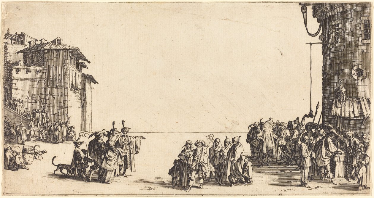 El Mercado de Esclavos de Jacques Callot