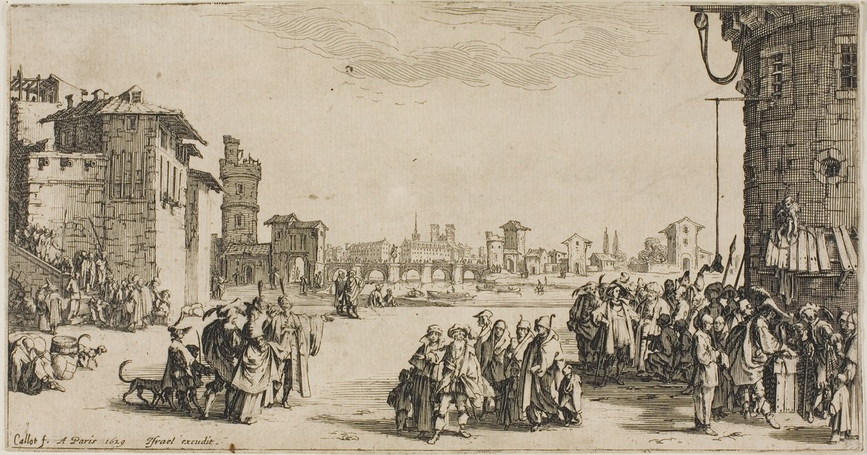 El mercado de esclavos de Jacques Callot