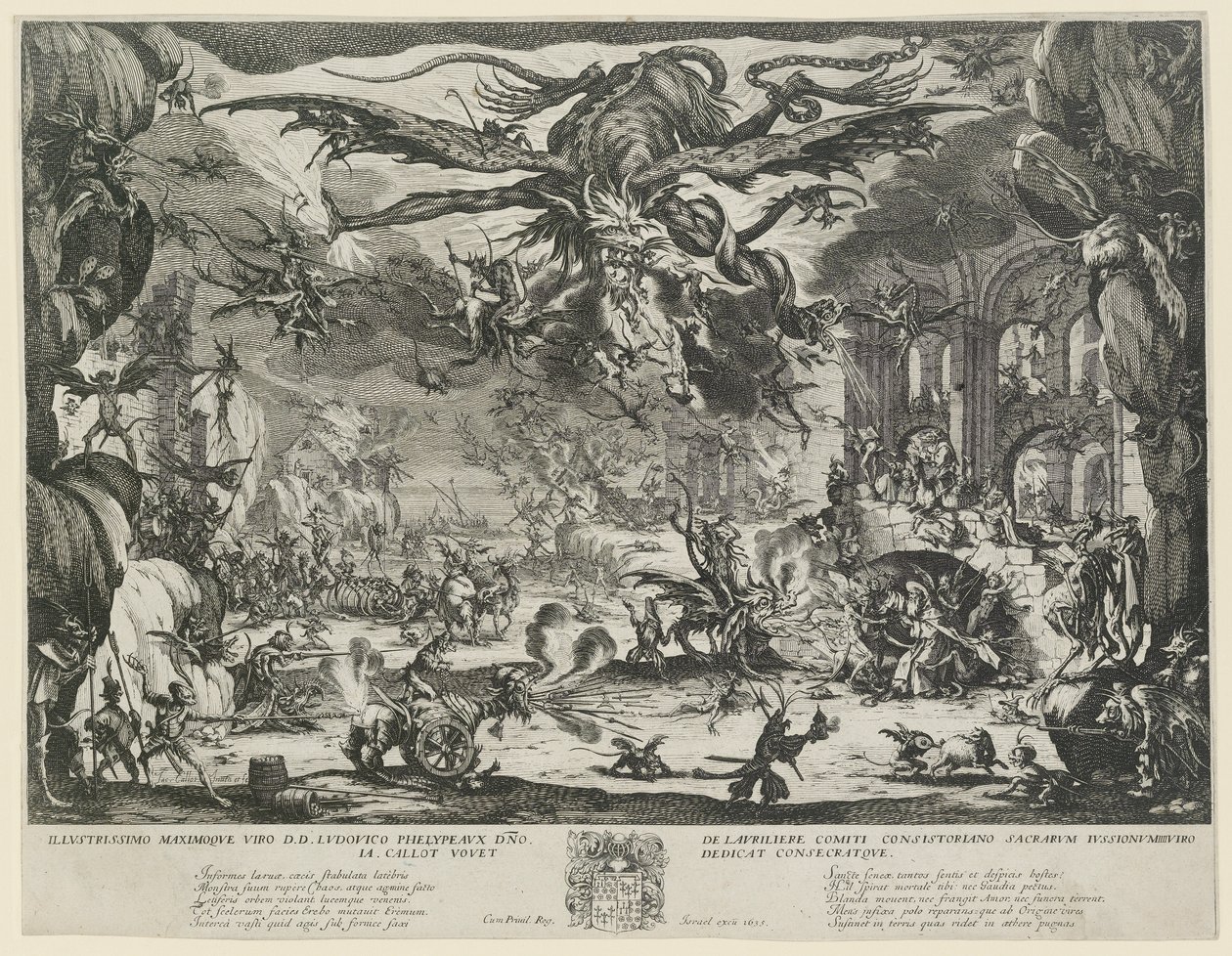 La Tentación de San Antonio de Jacques Callot