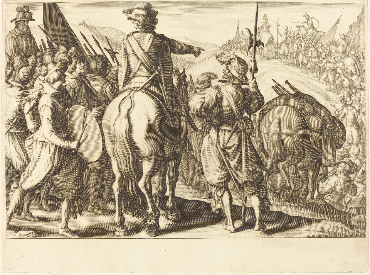 Las Tropas en Marcha de Jacques Callot