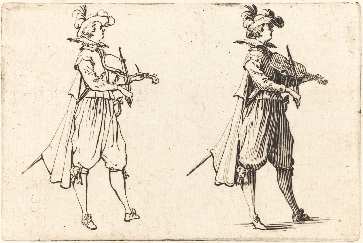Violinista de Jacques Callot