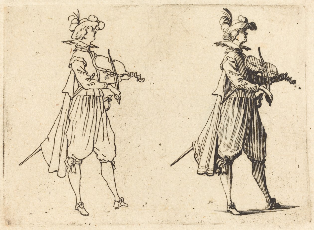 Violinista de Jacques Callot