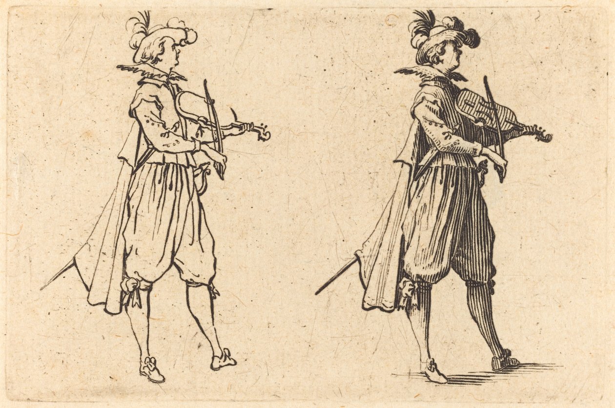 Violinista de Jacques Callot