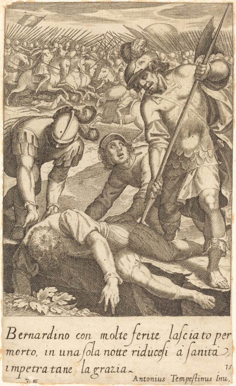 Bernardino de Jacques Callot after Antonio Tempesta