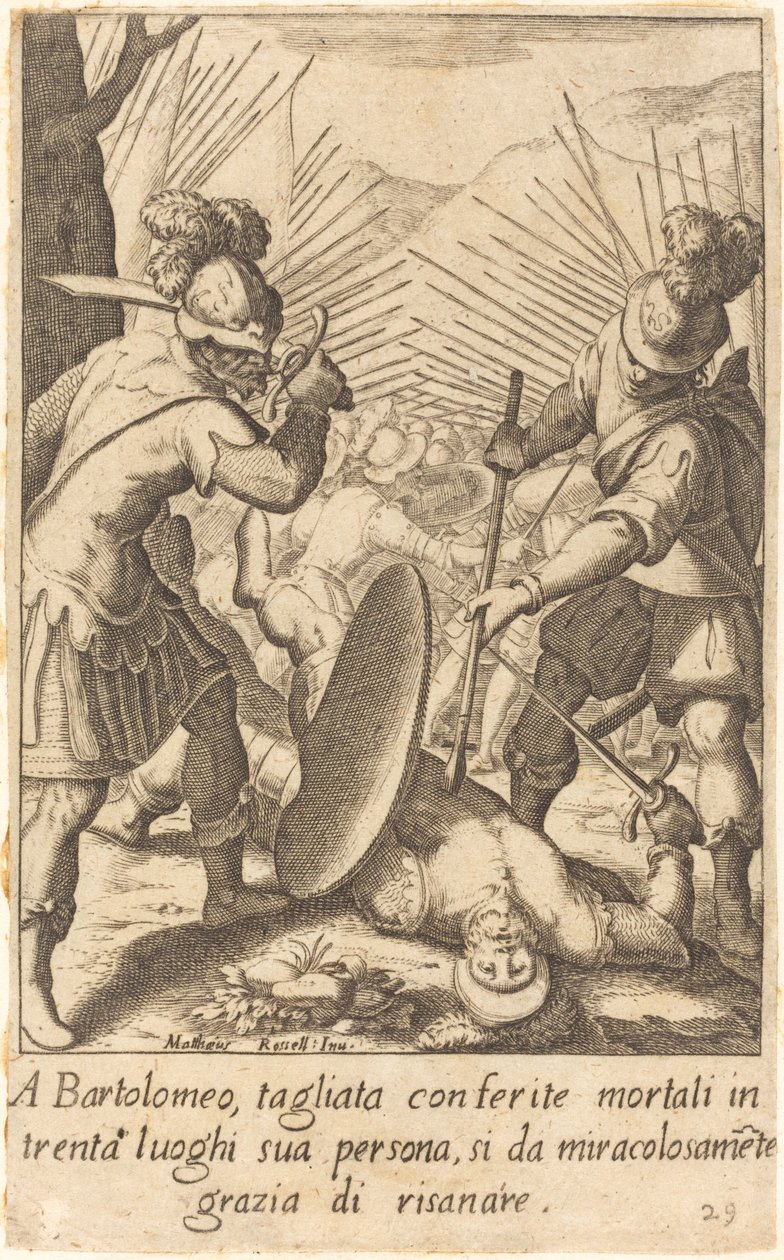 Bartolomeo de Jacques Callot after Matteo Rosselli