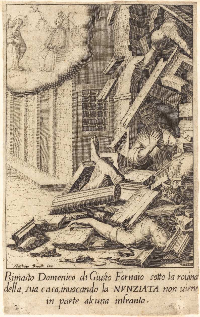 Domenico di Giusto de Jacques Callot after Matteo Rosselli