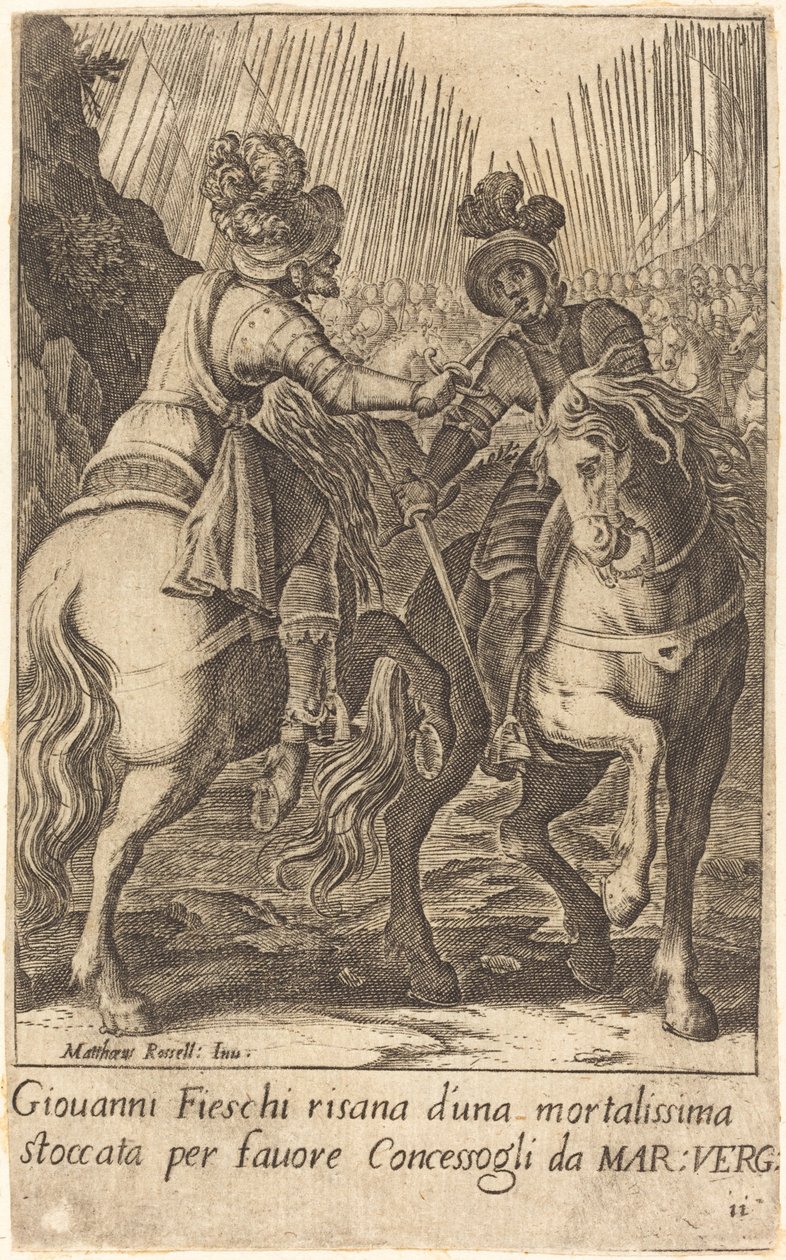 Giovanni Fieschi de Jacques Callot after Matteo Rosselli