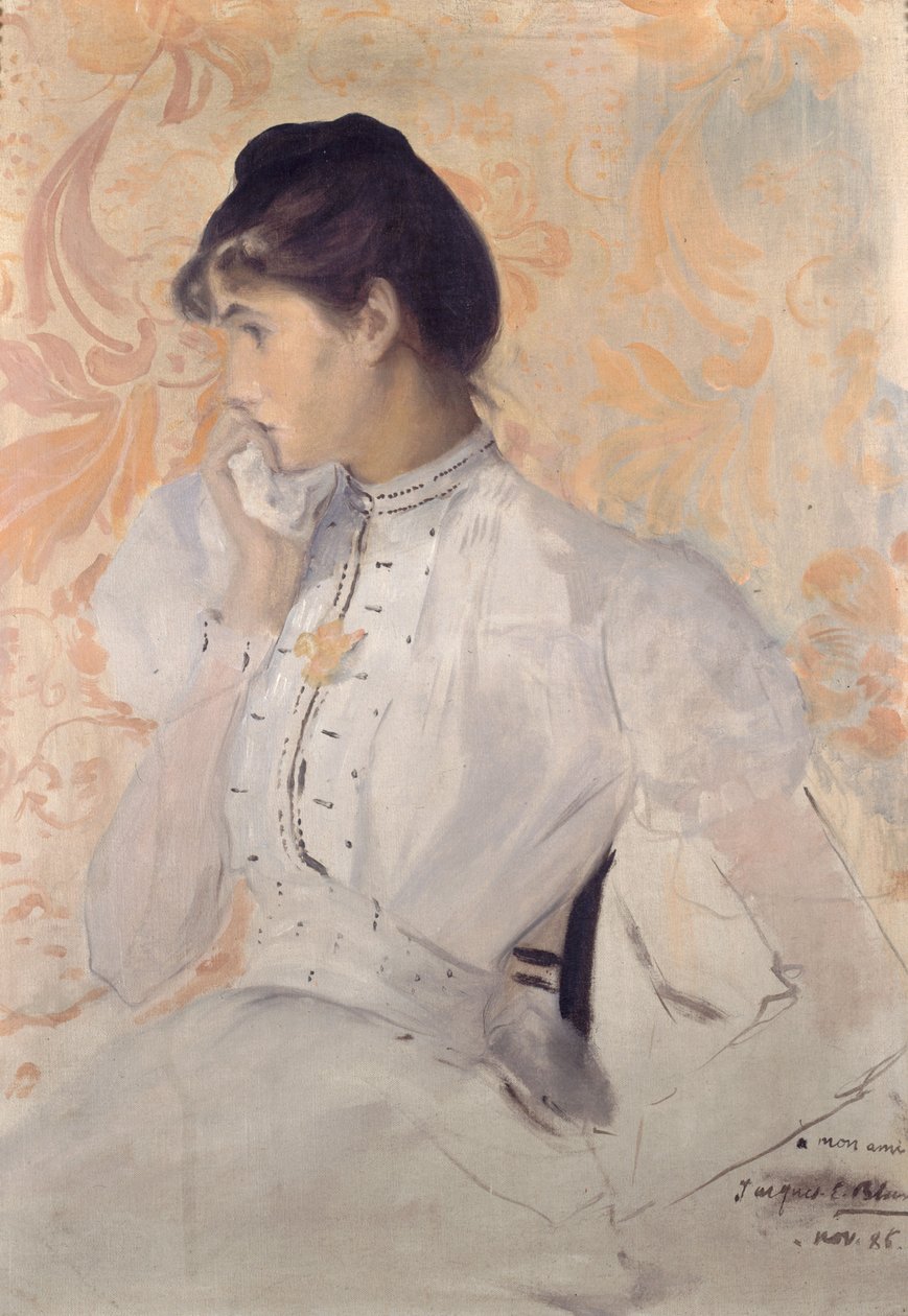Retrato de Henriette Chabot, 1886 de Jacques Emile Blanche