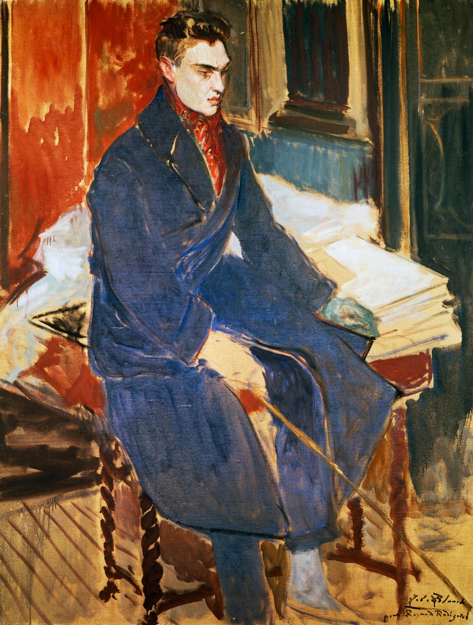 Retrato de Raymond Radiguet de Jacques Emile Blanche