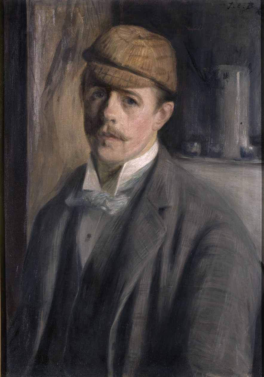 Autorretrato, c. 1890 de Jacques Emile Blanche