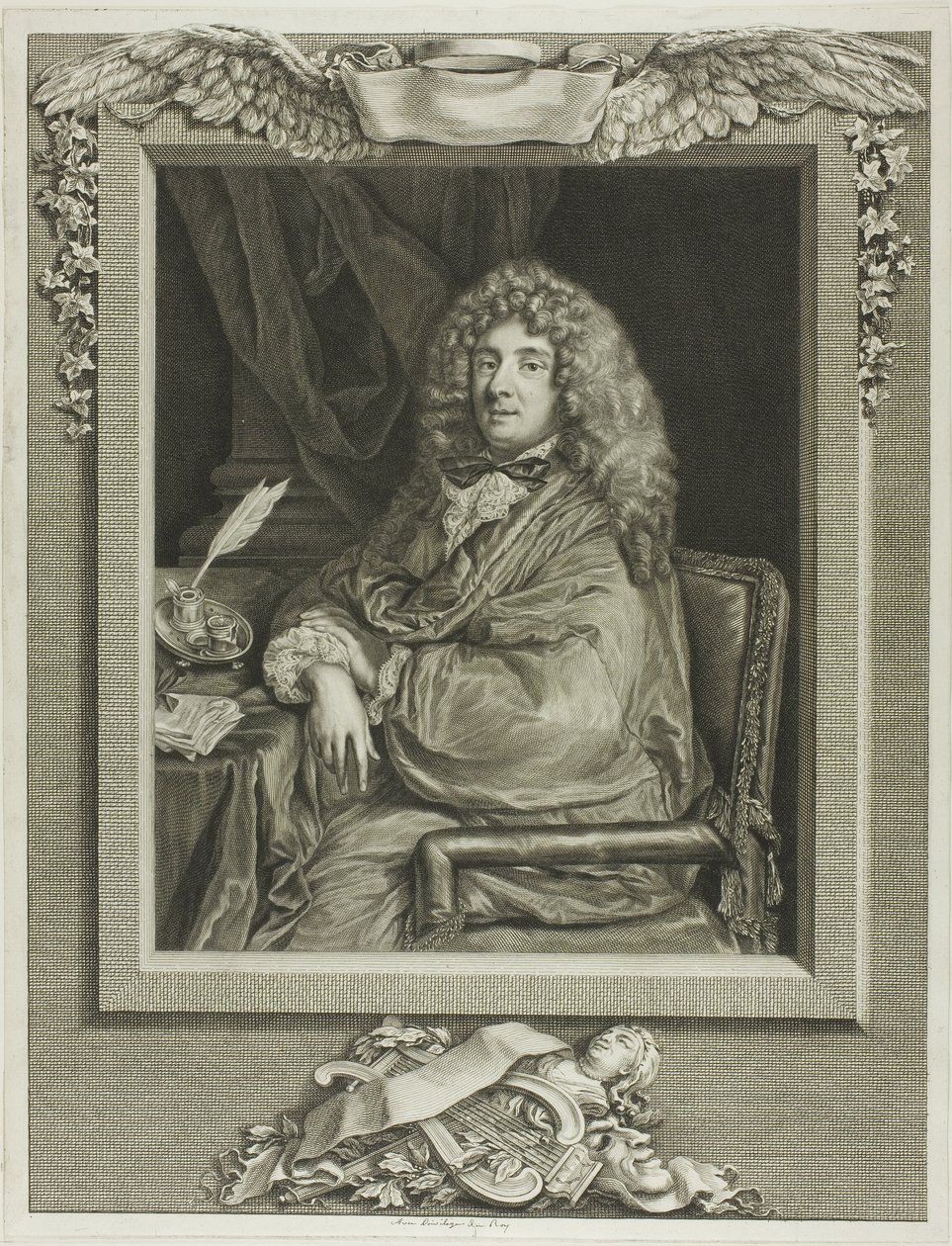 Molière de Jacques Firmin Beauvarlet