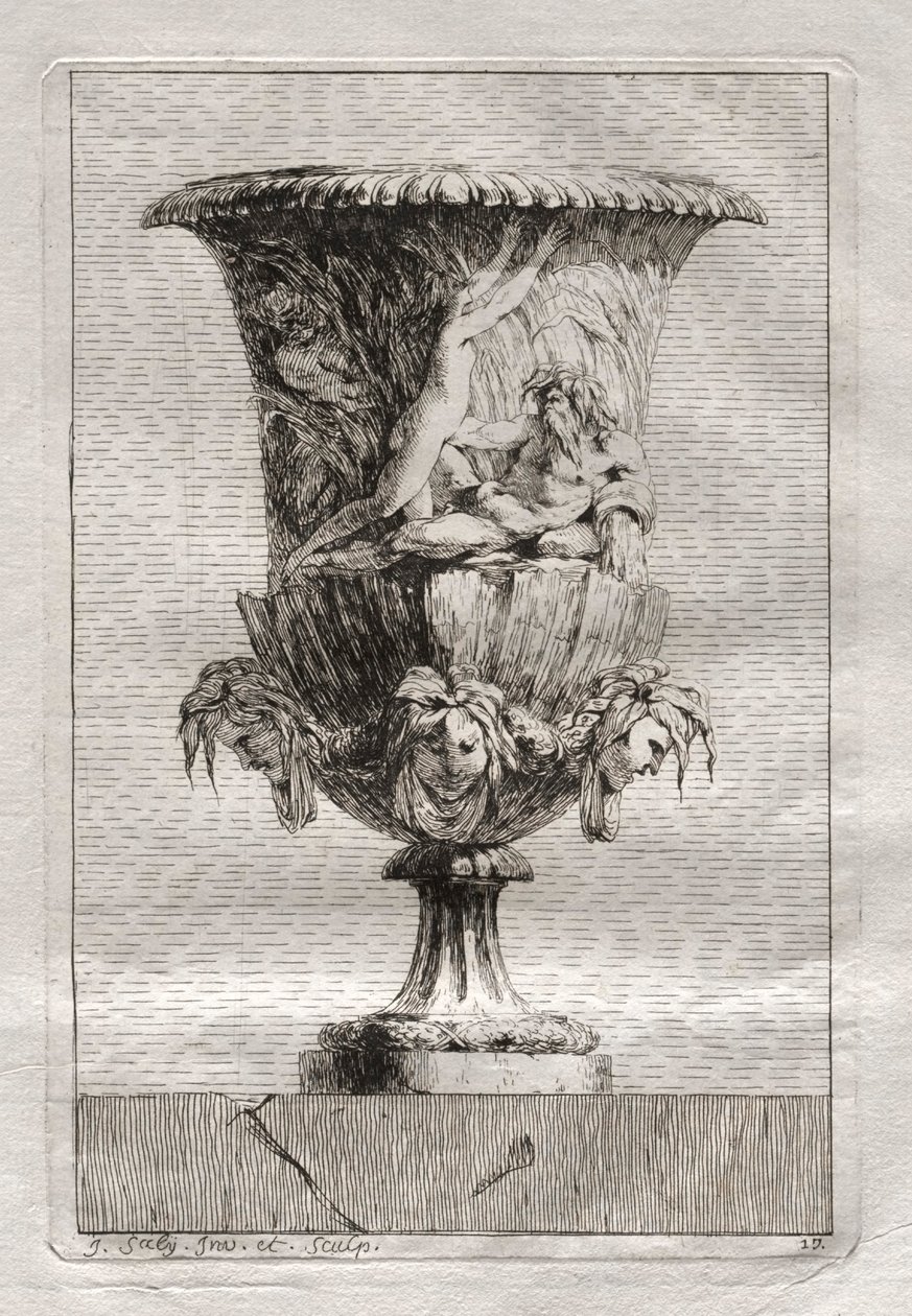 Conjunto de jarrones:  Plato 17 de Jacques François Saly