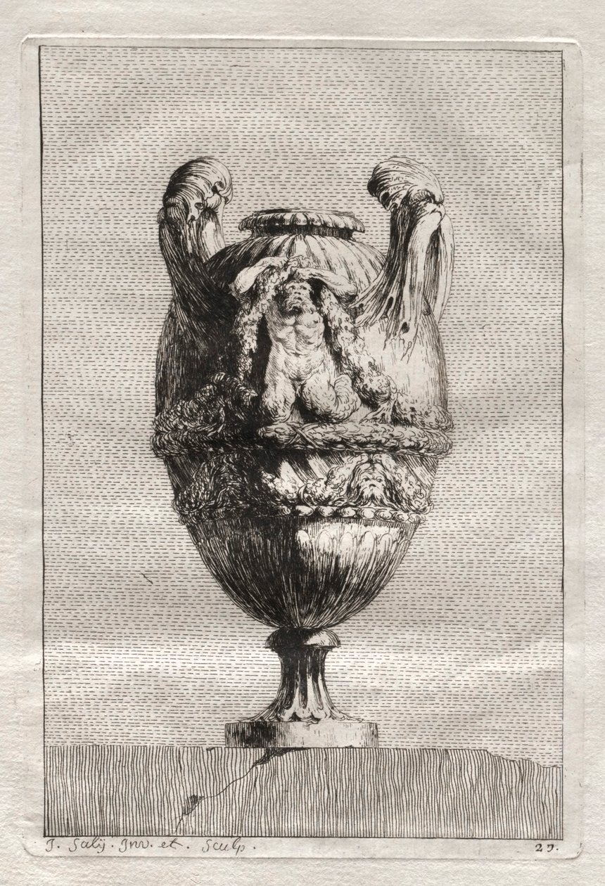 Conjunto de jarrones:  Plato 27 de Jacques François Saly