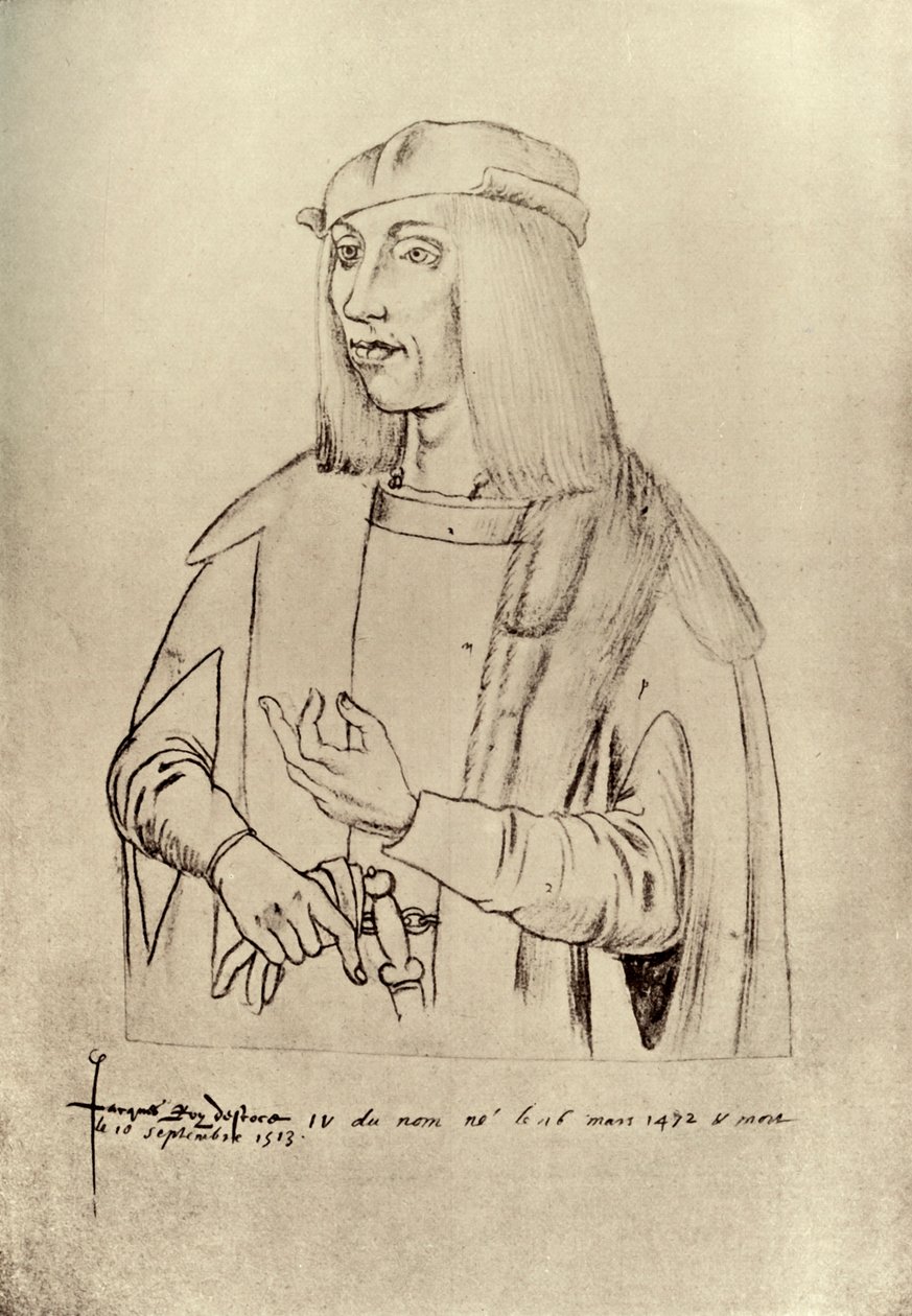 Jacobo IV, Rey de Escocia, 1909 de Jacques Leboucq