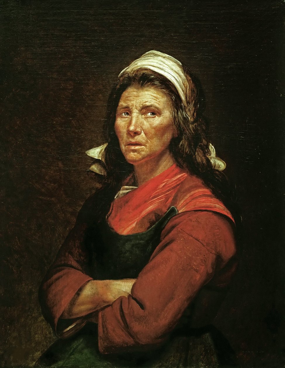 La maraichère La vendedora de vegetales, 1789 de Jacques Louis David