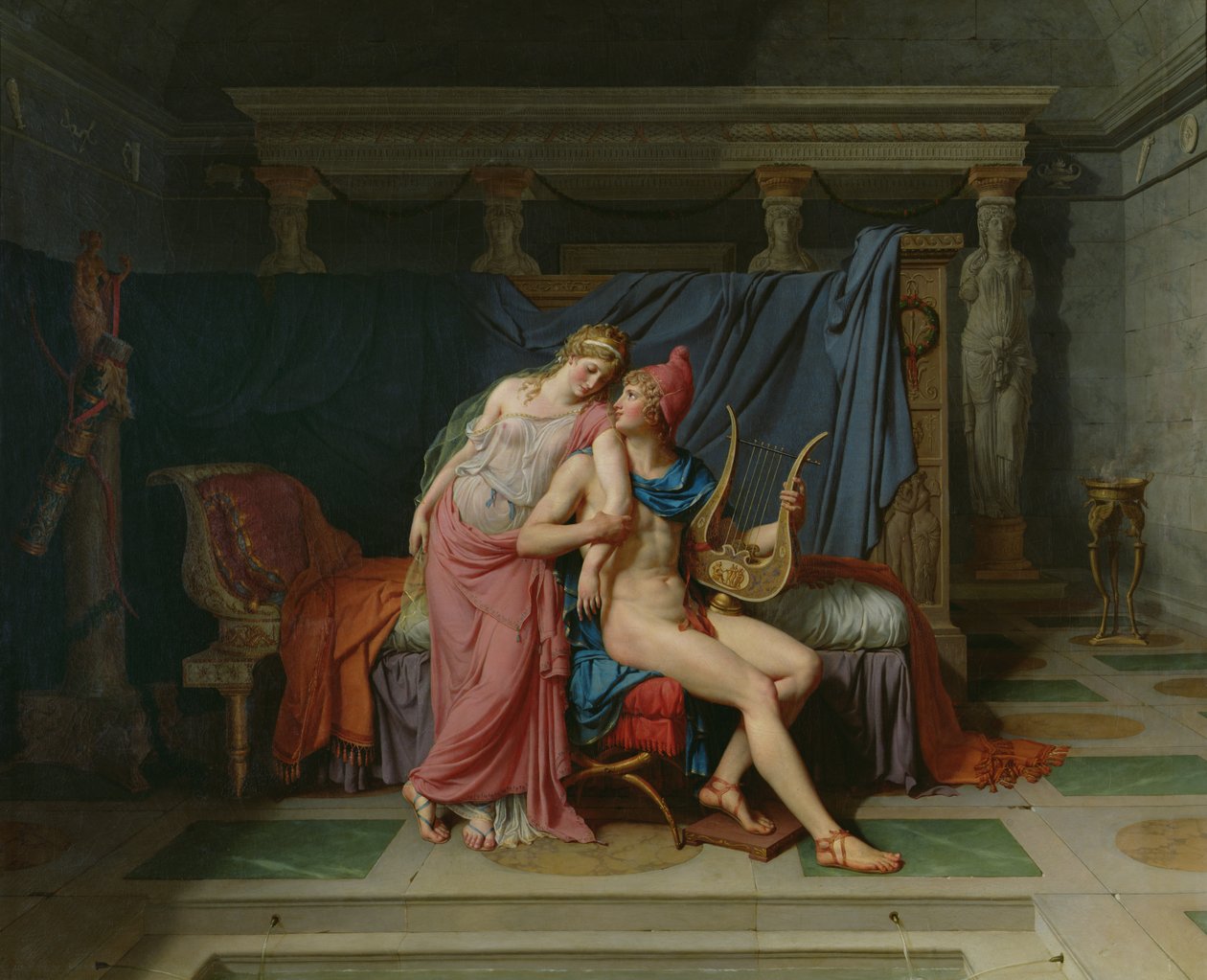 París y Helena de Jacques Louis David