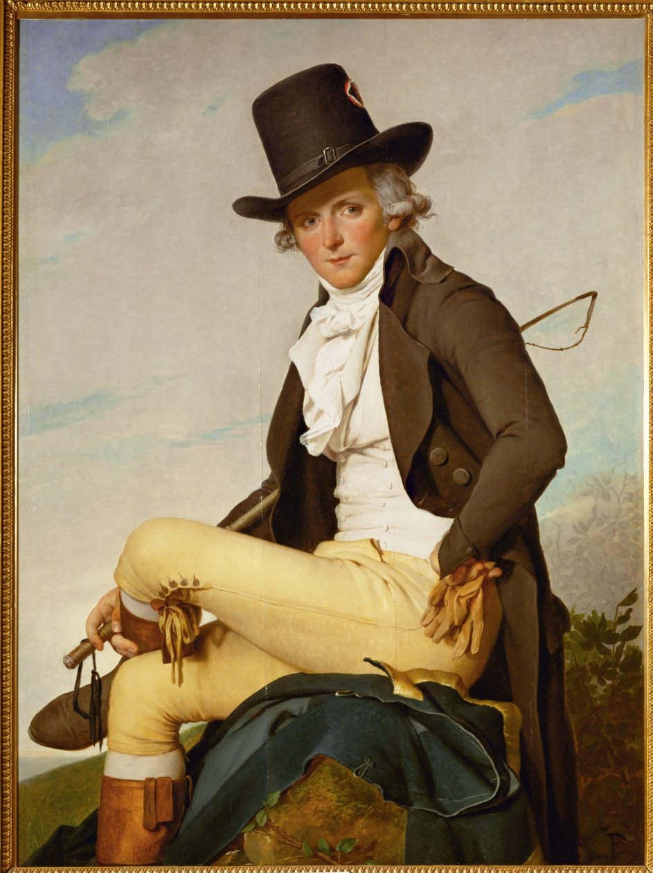 Retrato de Pierre Seriziat ... de Jacques Louis David