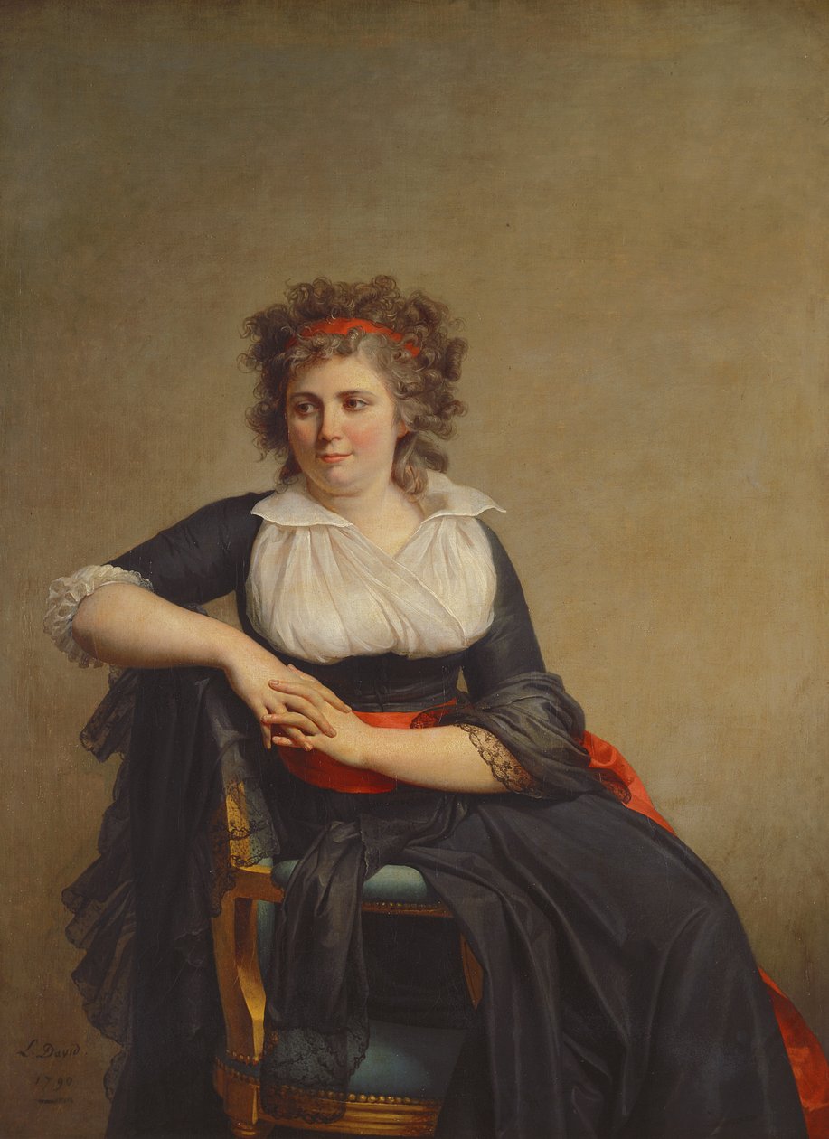 Robertine Tourteau, Marquesa de Orvilliers (1772-1862) 1790 de Jacques Louis David