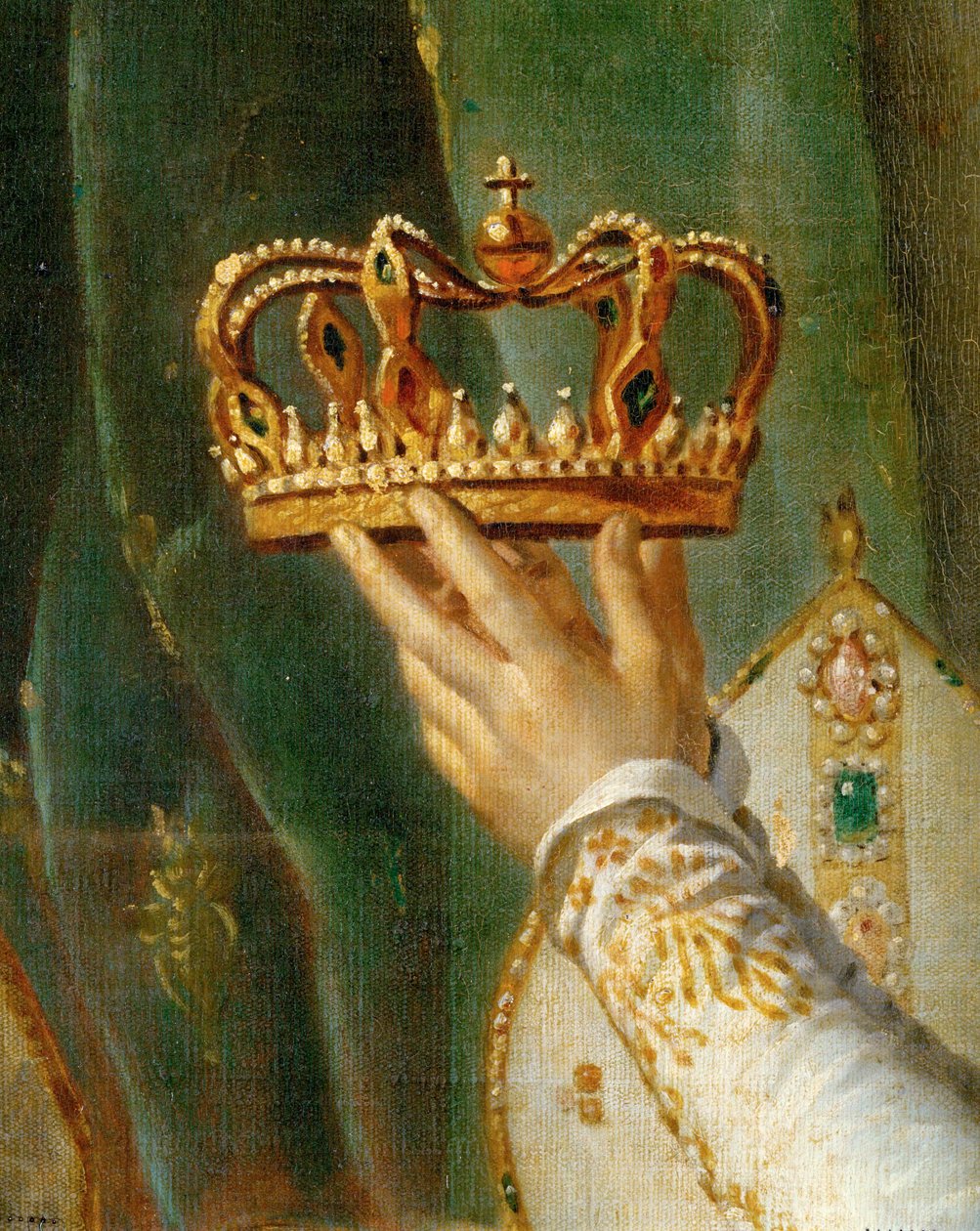 La coronación de Napoleón en Notre-Dame ... de Jacques Louis David