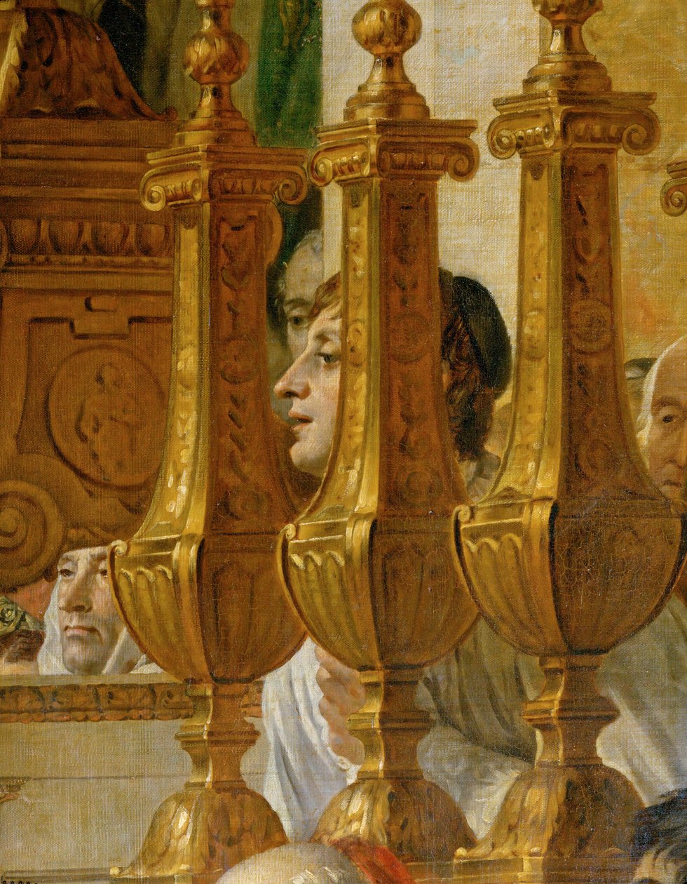 La coronación de Napoleón en Notre-Dame ... de Jacques Louis David