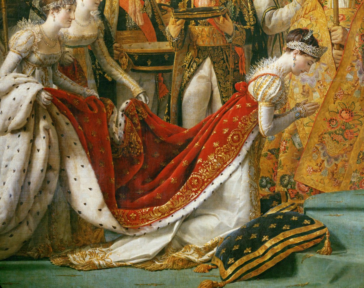 La coronación de Napoleón en Notre-Dame ... de Jacques Louis David