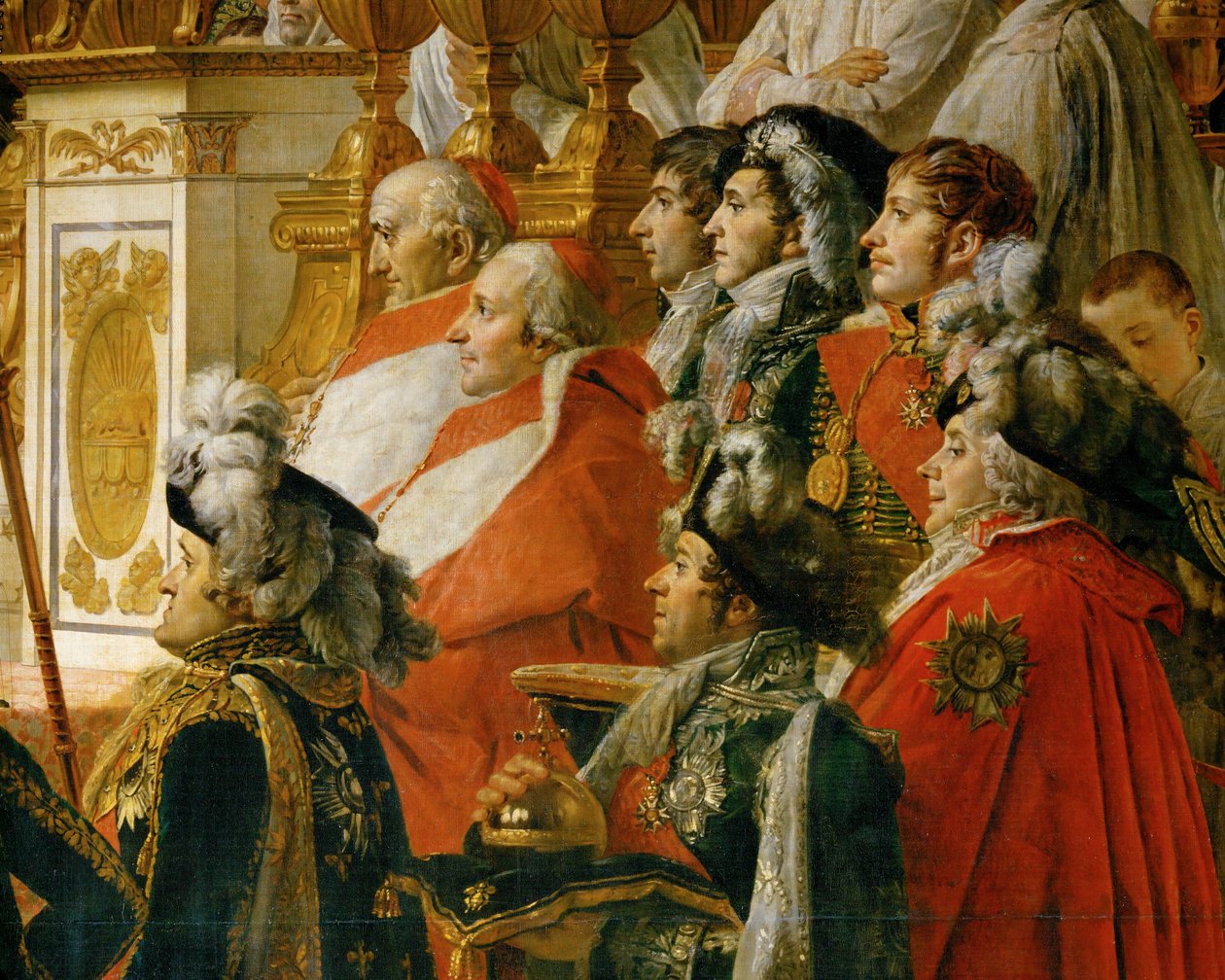 La coronación de Napoleón en Notre-Dame ... de Jacques Louis David