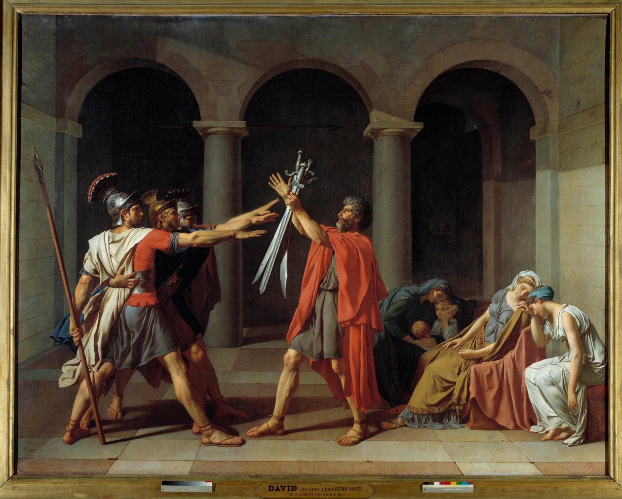 El juramento de los Horacios de Jacques Louis David