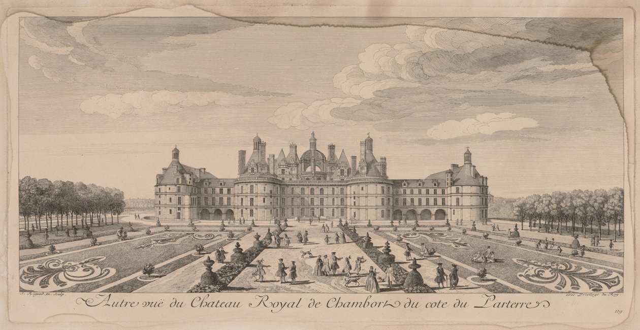 Chateau Chambord desde los jardines de Jacques Rigaud