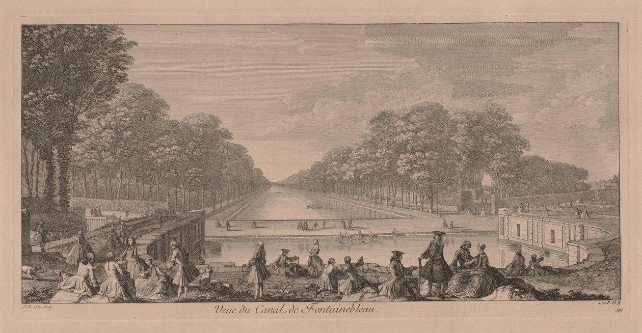 El canal en Fontainebleau de Jacques Rigaud