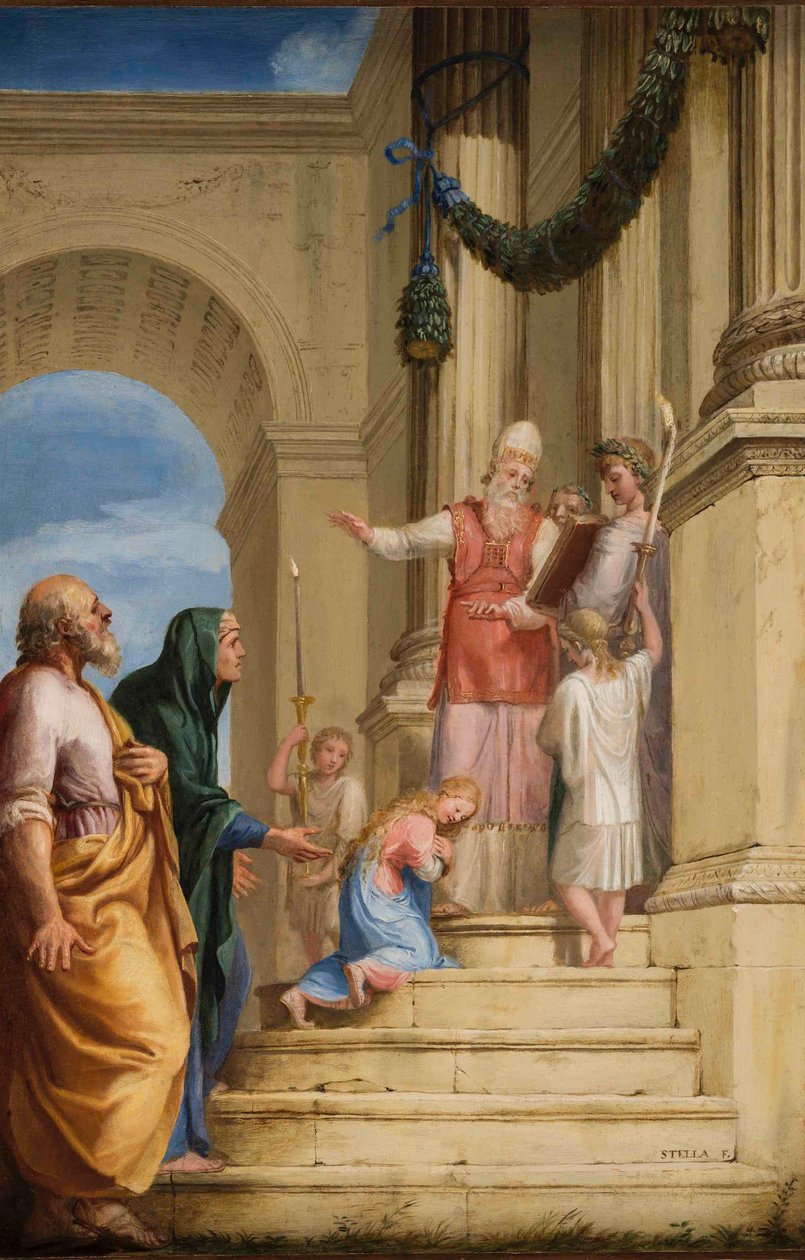 Francés: Présentation de la Vierge au Temple de Jacques Stella