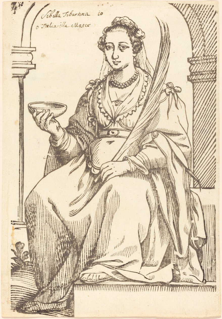 Sibylla Tiburtina de Jacques Stella