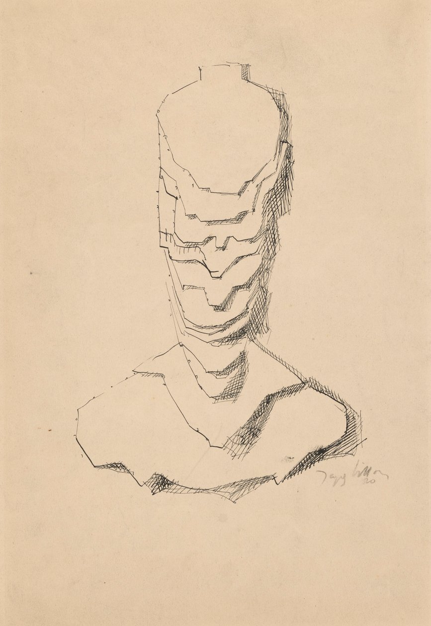 Construcción abstracta (Baudelaire) de Jacques Villon