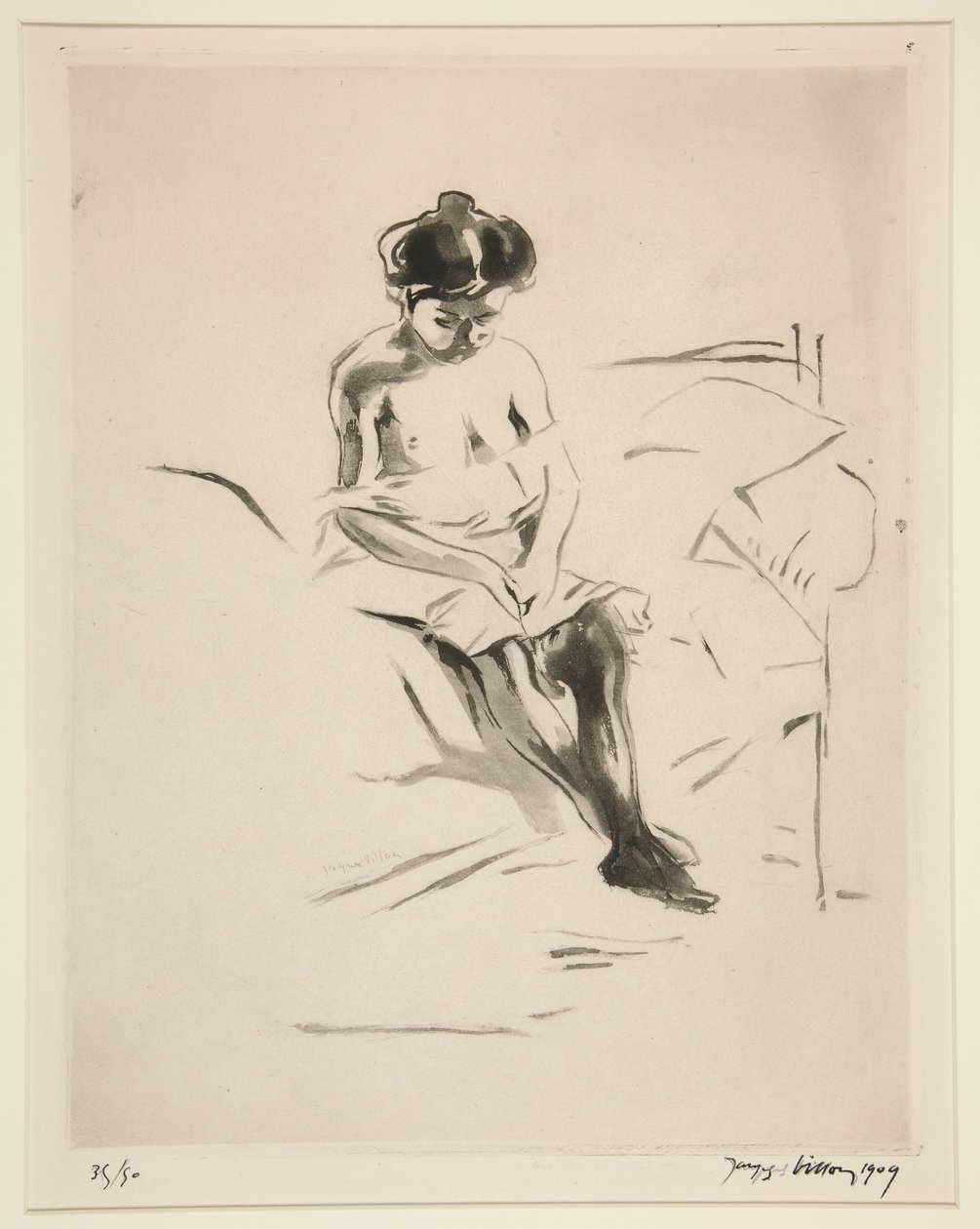 La faute (El error) de Jacques Villon