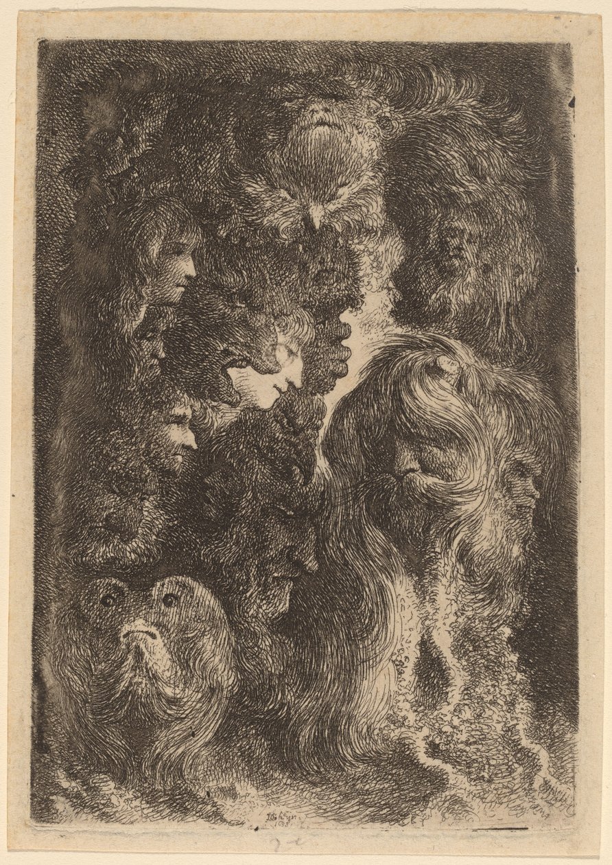 Cabezas Fantásticas de Jacques de Gheyn III