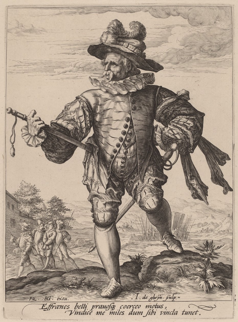 Preboste de Jacques de Gheyn II after Hendrik Goltzius