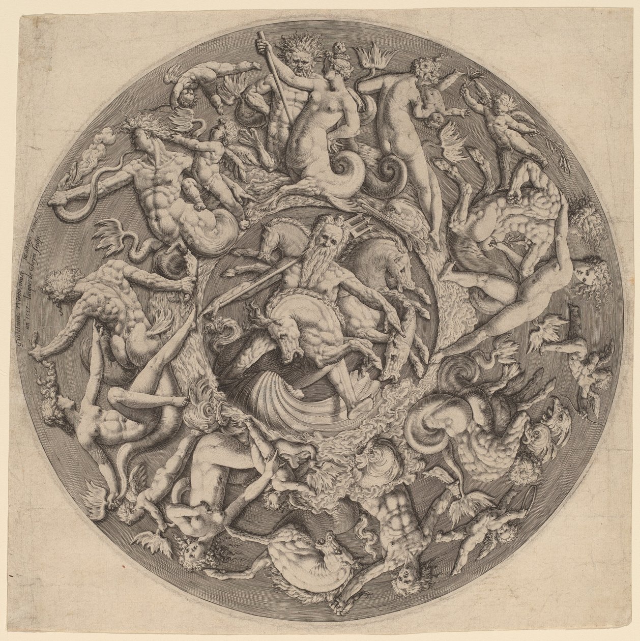 El reino de Neptuno de Jacques de Gheyn II after Willem Danielsz van Tetrode