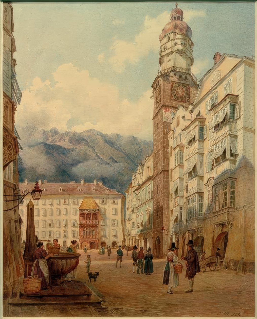 Innsbruck (Tirol, Austria) de Jakob Alt