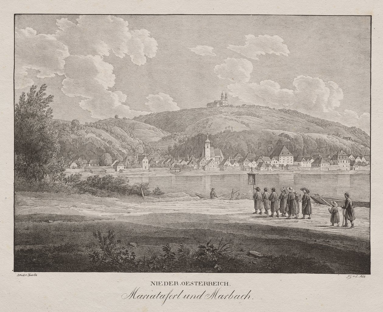 Nieder-oesterreich, Mariataferl und Marbach de Jakob Alt