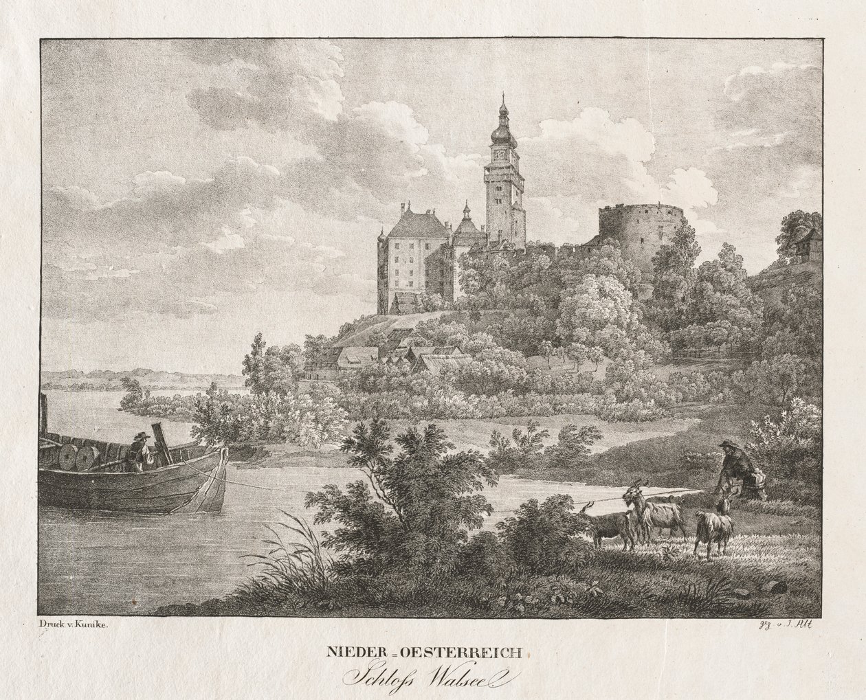 Nieder-Österreich, Schloss Walseel de Jakob Alt