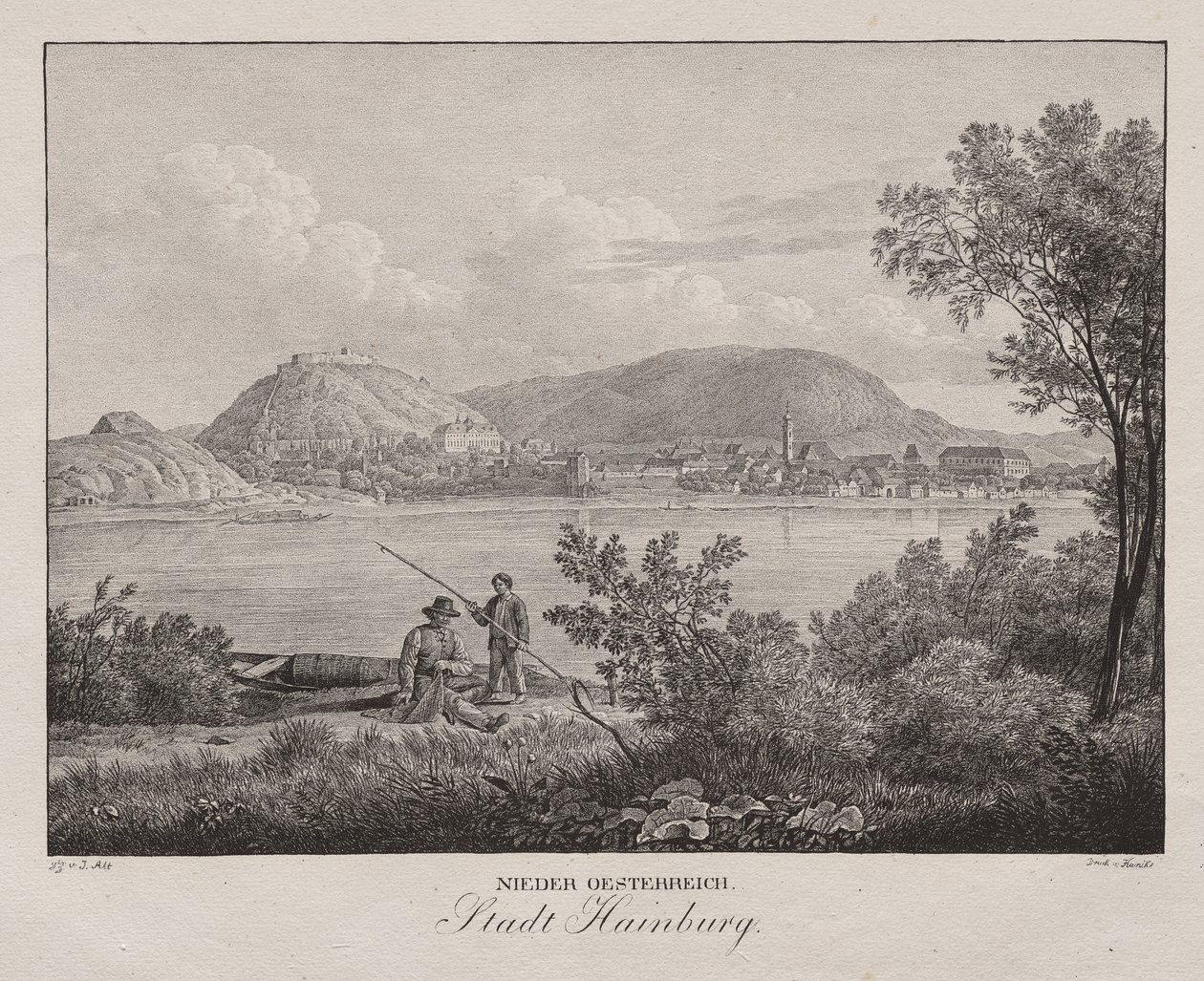 Nieder-oesterreich, Stadt Hainburg de Jakob Alt
