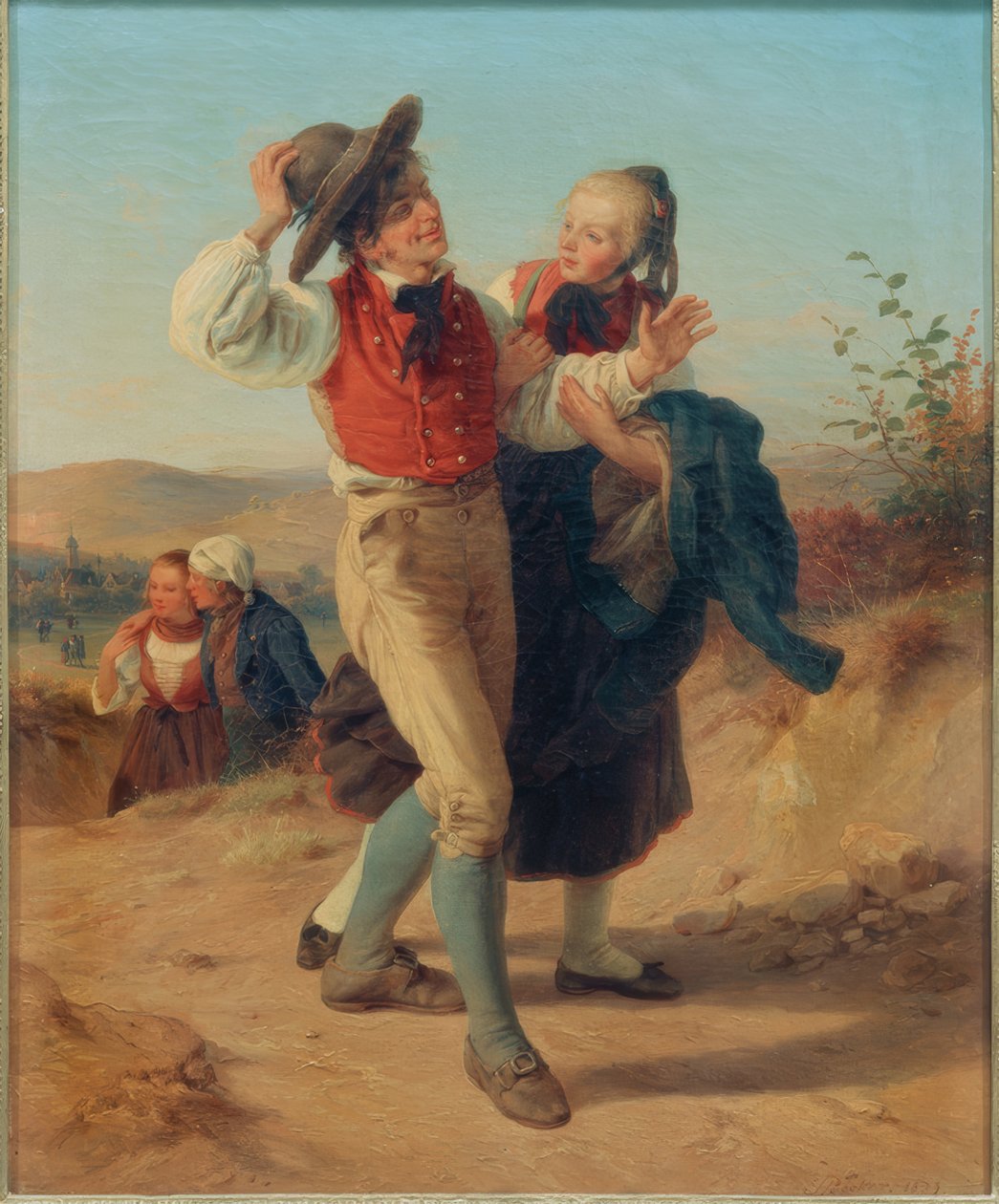 Pareja joven de Jakob Becker